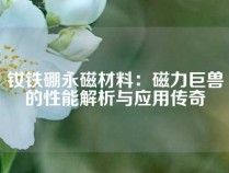 钕铁硼永磁材料：磁力巨兽的性能解析与应用传奇