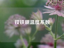 钕铁硼温度系数