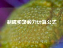 剩磁和矫顽力计算公式