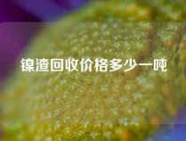 镍渣回收价格多少一吨