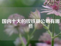 国内十大的钕铁硼公司有哪些