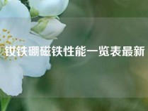 钕铁硼磁铁性能一览表最新