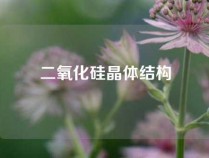 二氧化硅晶体结构