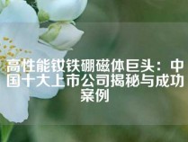 高性能钕铁硼磁体巨头：中国十大上市公司揭秘与成功案例