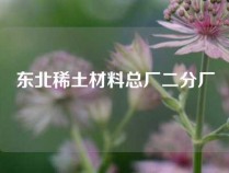 东北稀土材料总厂二分厂