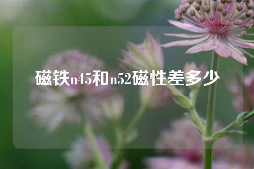 磁铁n45和n52磁性差多少