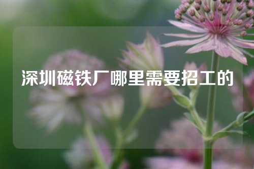 深圳磁铁厂哪里需要招工的